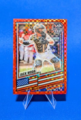  Jack Voda /149 Red Power Prizm -2026 Panini Stars & Stripes USA 17U #184