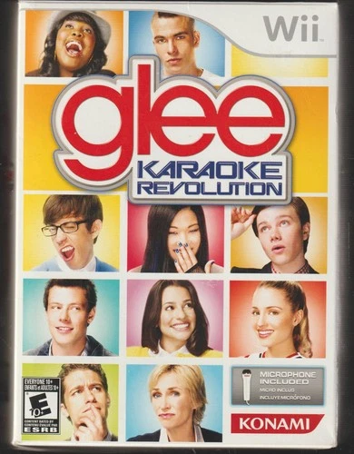 Karaoke Revolution Glee Bundle - Nintendo Wii with Microphone Complete Working
