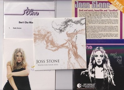JOSS STONE - 5 x Promo Single CDs / CDs - 2003/2015 - Water for your soul