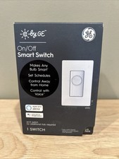 GE On/Off Smart Light Switch Bluetooth WiFi Model CSWONBLBWF1/ST-1P New