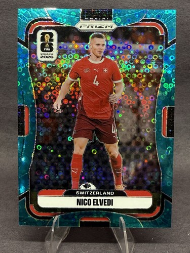 Nico Elvedi #423 Teal Disco /149 Card 2026 Panini Prizm FIFA World Cup Soccer