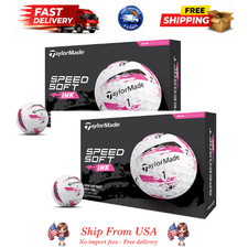 TaylorMade SpeedSoft Ink 2 Dozen Golf Balls New