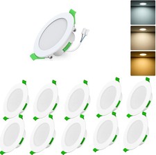 Image of 68mm LED Recessed Ceiling Light 5W Ultra Slim Dimmable Downlight Flat Panel Spot