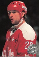 Michal Pivonka, 1991-92 Pro Set Platinum, #132, Washington Capitals,