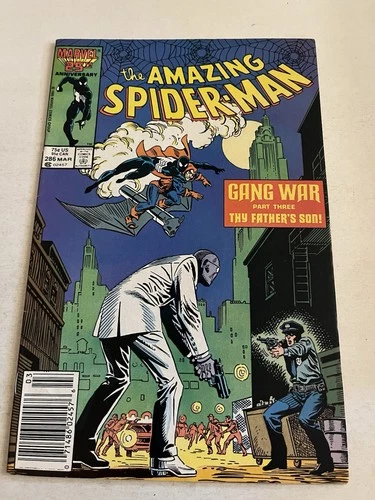 THE AMAZING SPIDER-MAN #286 Marvel March 1987 Gang War Newsstand FN+ 6.5