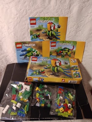LEGO Creator 3-in-1 Rainforest Animals 31031 New Sealed Open Box Retired Complet