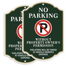 No Parking Sign, Violators Will Be to Towed at Vehicle Owner  s Expense - 2