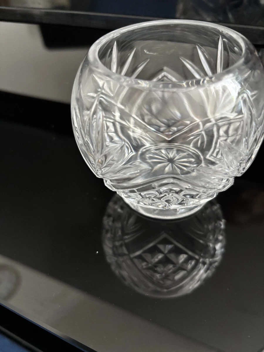 Stuart Turner Crystal Rose Bowl - Cut Glass for sale | eBay UK