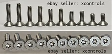 "THE BEST" 4-40 S/S Optic screws for ZEV, MAC 9 DS, BROWNELLS Slides and more.