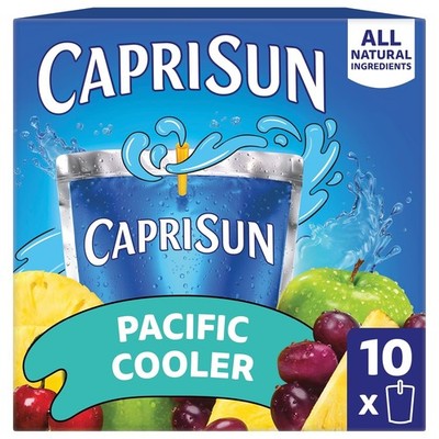 Capri Sun Flavored with Other Natural Flavor Juice Drink Blend, 10 Pouches, for 