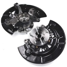 Pair Front Steering Knuckle & Wheel Hub Bearing for Toyota Camry 2007 2008-2011