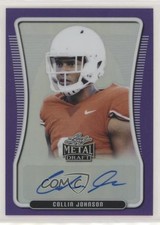 2020 Leaf Metal Draft Portrait Purple Rainbow 24/25 Collin Johnson Auto gn7