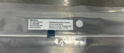 REPLIGEN MicroKros Hollow Fiber Filter Module 60cm 100kD mPES C06-E100-05-s