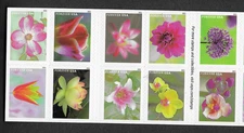 2021 US 5558-5567 GARDEN BEAUTY BLOCK OF 100 FOREVER RATE MNH