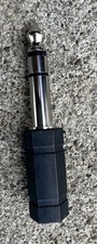 6.35mm 1/4" Male Plug Stereo to 3.5mm 1/8" Female Jack Audio Adapter Connector