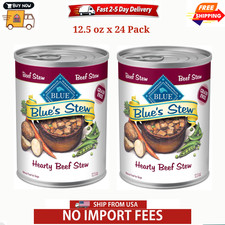 Blue Buffalo Blue's Stew Natural Adult Wet Dog Food, Beef Stew 12.5oz Can 24Pack