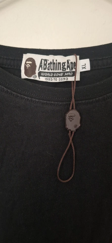 A Bathing Ape T Shirt Youth XL Baby Milo Tee Bape Black Graphic Art Rare Adult S - Image 2 of 4