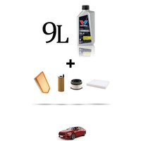 Hoffcar Wartungsset 4 Filter Und 9L ÖL FüR Mercedes CLS (C257) 400D 243KW