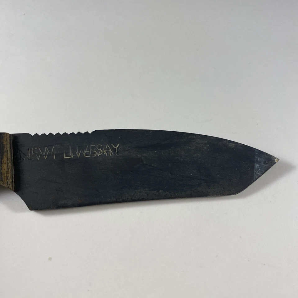 Newt Livesay Prototype Test Run U.S. Marshall Fixed Blade Knife Only - Image 2 of 4