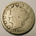 1888 With Cents Liberty Nickel Cull  "Actual Coin Pictured"