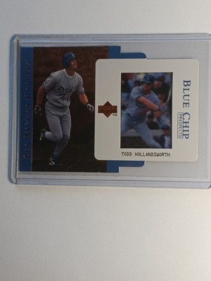 1997 Upper Deck Blue Chip Prospects Todd Hollandsworth BC16, serial # 427/500