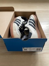 Size 10 U.S. Adidas Samba OG - Women  s/Unisex Cream, Sand, Black Rubber Sole