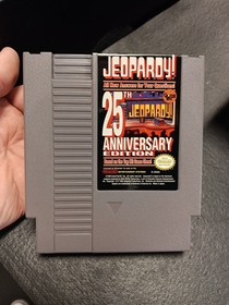 Jeopardy 25Th Anniversary Edition (Nintendo NES) CIB W/Box Protector & Poster