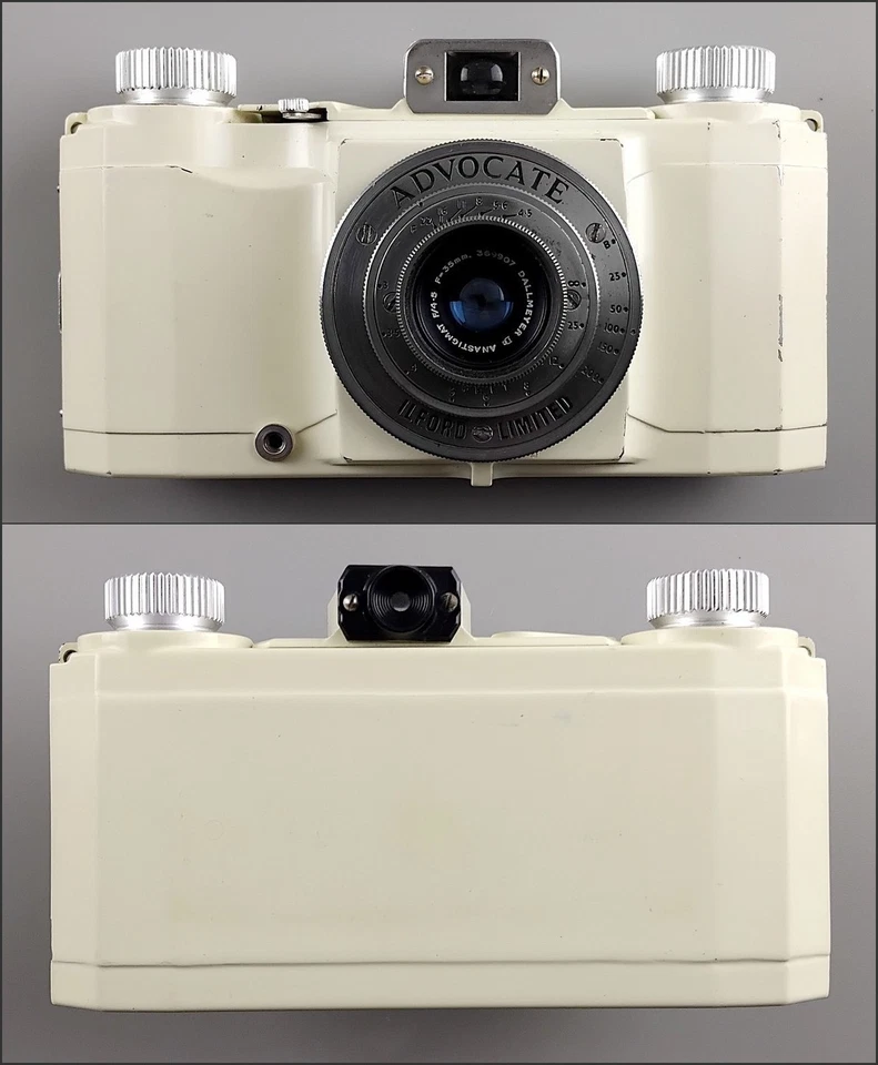Appareil Photo 35mm ADVOCATE Ilford Limited avec Dallmeyer Anastigmat 4.5/35mm - Photo 3/4