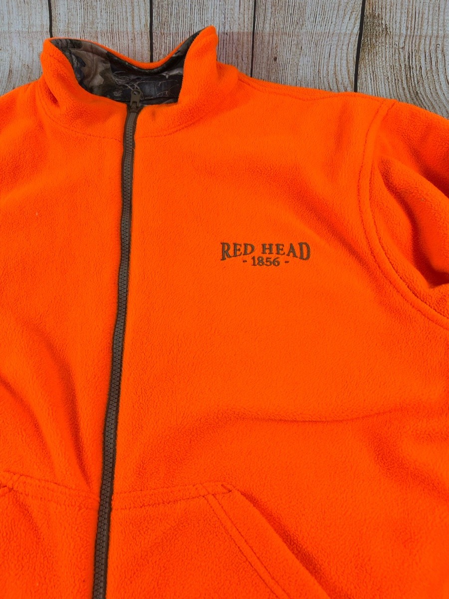 Redhead Reversible Full Zip Camo Orange Kanati True Timber Hunting