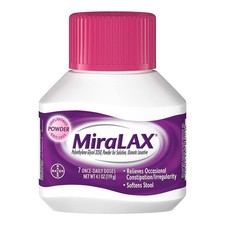 3x Miralax Laxative Powder Relieves Occasional Constipation Unflavored 4.1 oz