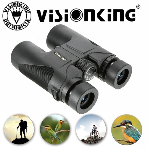 Visionking 10x42mm Hunting Travel Binoculars Roof Black Smart Phone Adapter - Picture 3 of 8