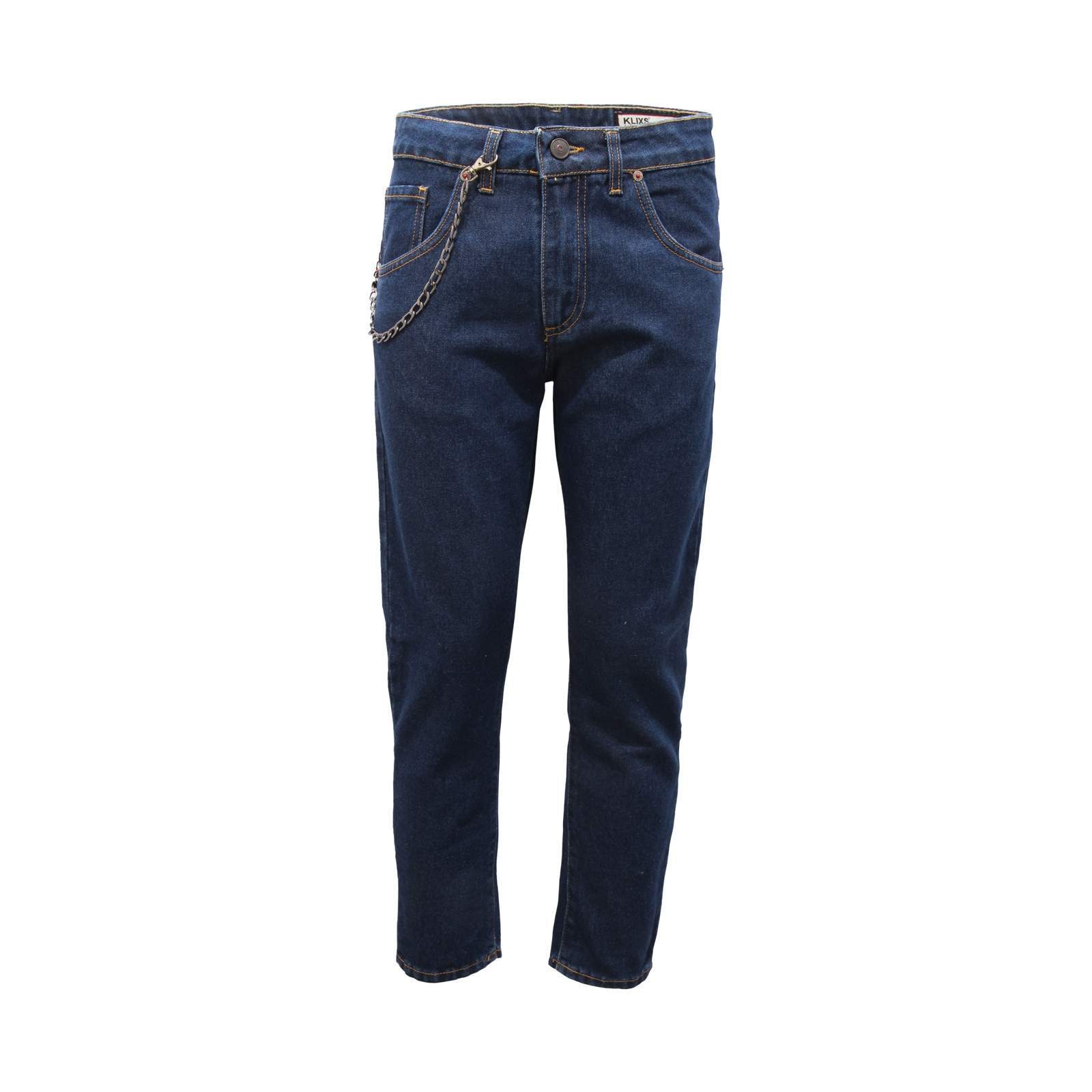 2475AT джинсы uomo KLIXS JEANS мужские джинсовые брюки синие