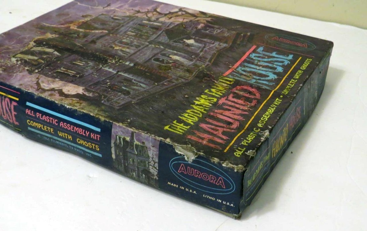 ORIGINAL 1965 AURORA ADDAMS FAMILY HAUNTED HOUSE UNBUILT