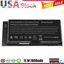 97wh M6600 Battery for Dell Precision M4600 M4700 M4800 M6700 M6800 FV993 FJJ4W