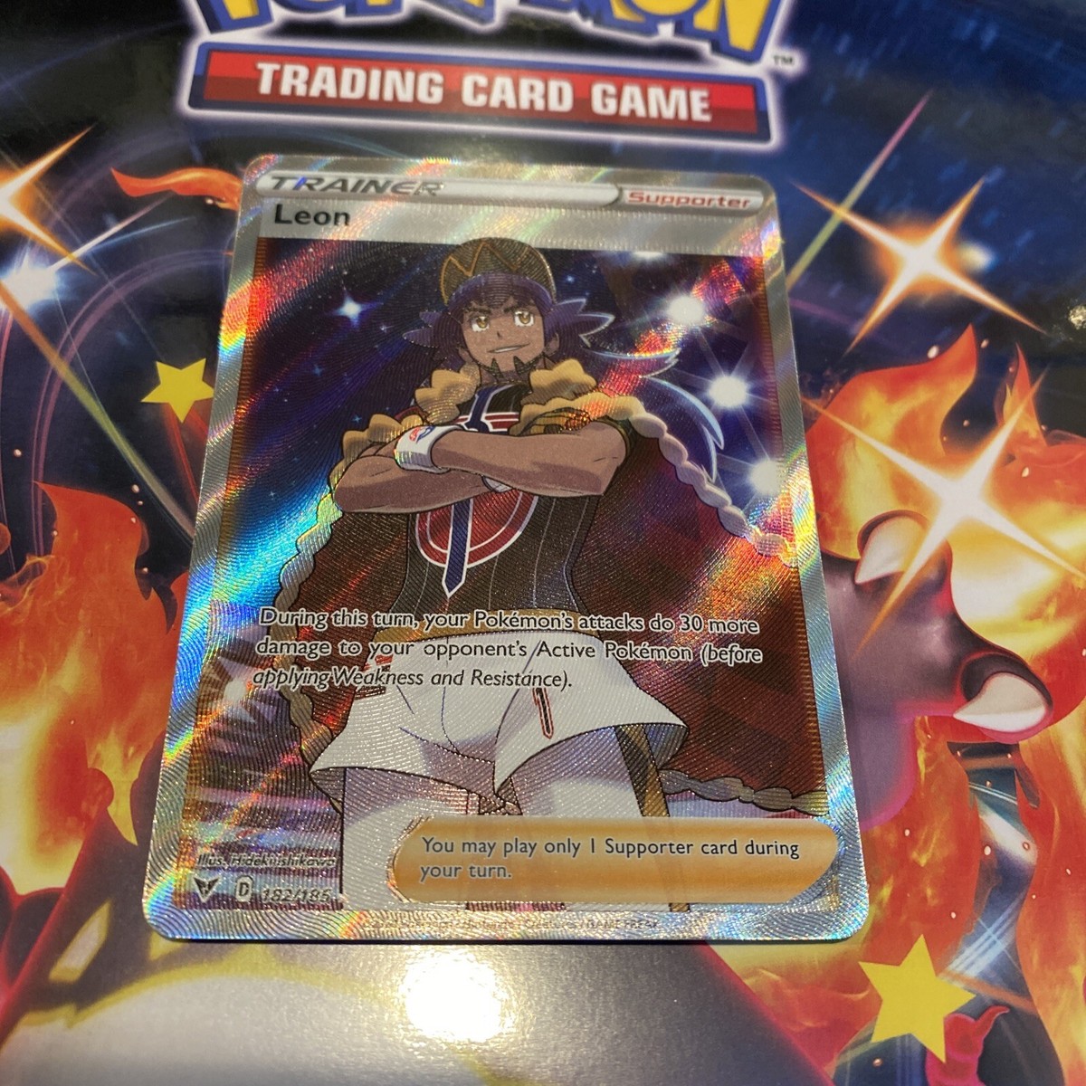 leon full art pokemon card Pokemon Cards - Trainer Cards - Leon's Advice main image 1