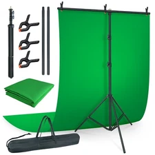 LINCO Photo T-Shape Backdrop Stand Background Backdrops Support Kit - AM207