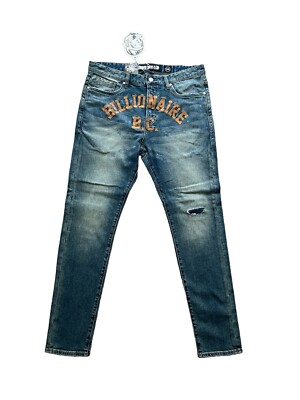 Billionaire Boys Club BBC Slim Saros Astra Mens Jeans Blue Size 36/32