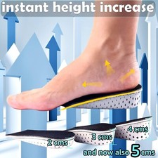 2 pary wkładek zwiększających wysokość podnośniki pięty - wysokość wkładki podnośnik pięty do butów 4cm