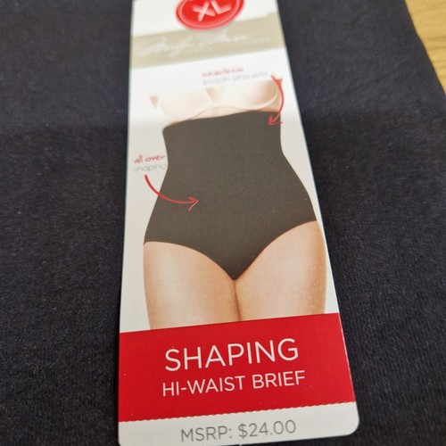 'MARILYN MONROE' HIGH WAISTED TUMMY SHAPER. BLACK SIZE XL. SEAMLESS.BNWT - Picture 2 of 6