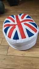 Large Custom Union Jack Beanbag - one of a kind