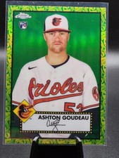 2021 Topps Chrome Platinum Anniversary Ashton Goudeau #118 Toile Green /99
