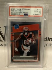 PSA Gem Mint 10 2020 Panini Donruss Tee Higgins Silver Press Proof #'d 100 POP 1