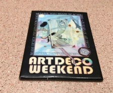 VTG 2000 ART DECO WEEKEND MIAMI DESIGN PRESERVATION LEAGUE REFRIGERATOR MAGNET