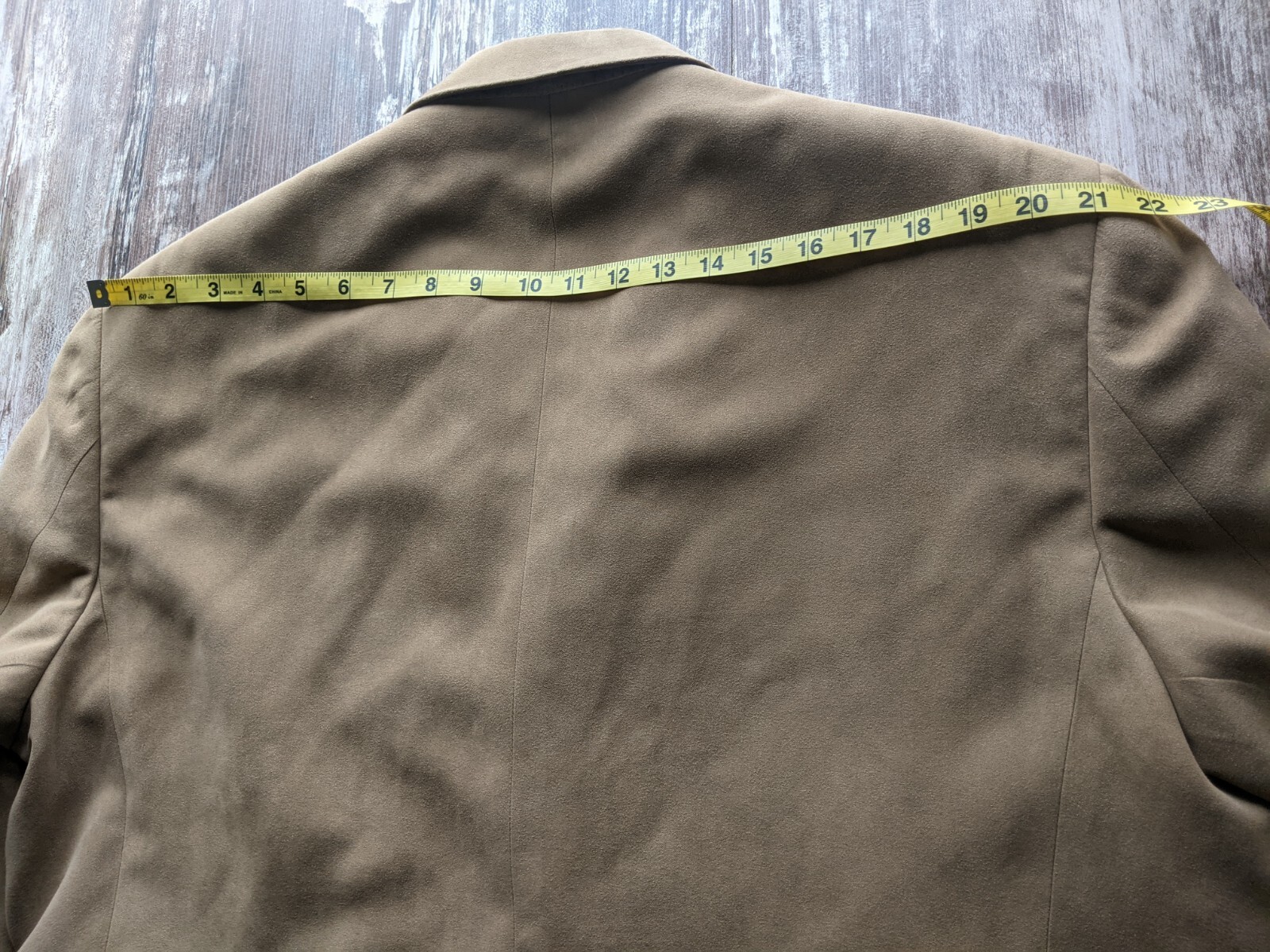 3 Button Front Alfani 48L Tan Faux Suede Sport Jacket Coat Blazer 3 button Front Men ...