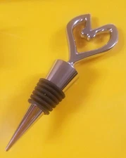 1pc Heart Shaped Red Wine Champagne Wine Bottle Stopper Valentines Wedding