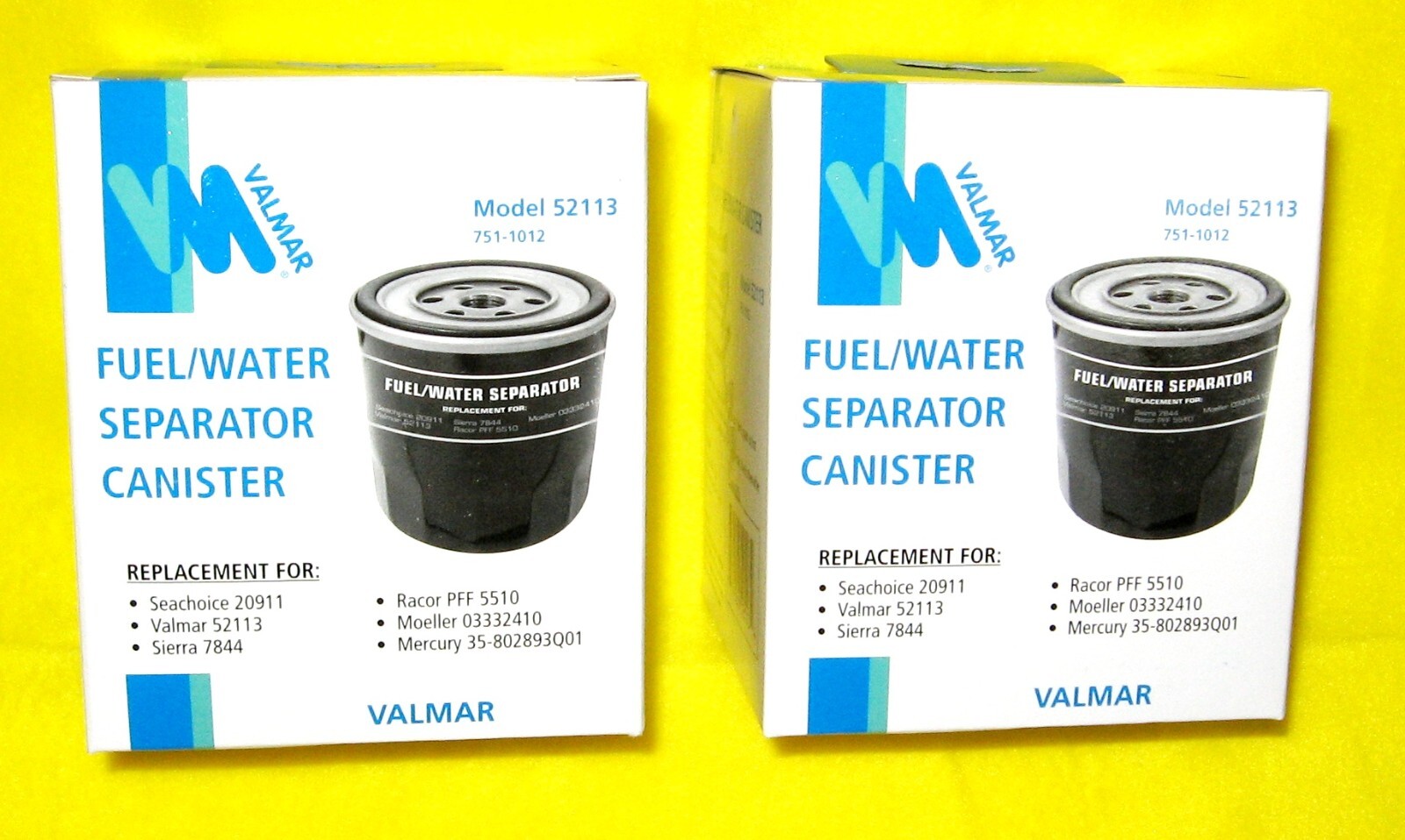 VALMAR 52113 Fuel filter cross reference