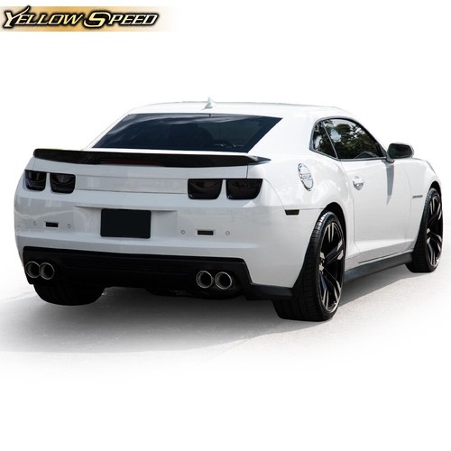 Fit For 2010-2013 Chevy Camaro LT LS SS Set Of 4 Tail Light Bezel Covers Black - Picture 3 of 12