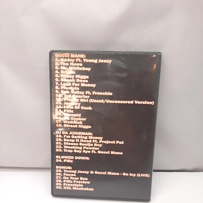 Gucci Mane OJ Da Juice Man Rap DVD Trap Atlanta Underground DJ
