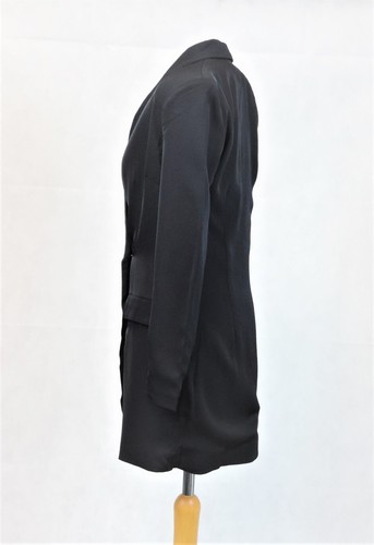 Unique 21 Black 3 Button Blazer Size 6 Uk Rrp £45 CR027 FF 10 - Picture 3 of 7