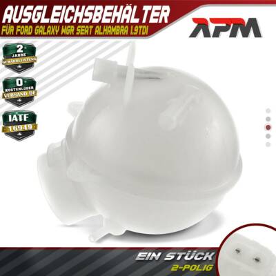 Ausgleichsbehälter Kühlmittel für Ford Galaxy WGR Seat Alhambra VW Sharan 1.9TDI